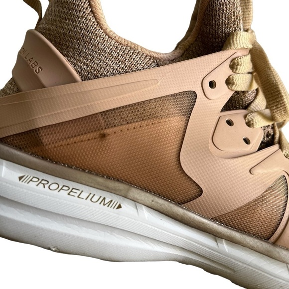 APL Ascend Techloom Metallic Mesh and Rubber Sneakers in Blush - Picture 9 of 13